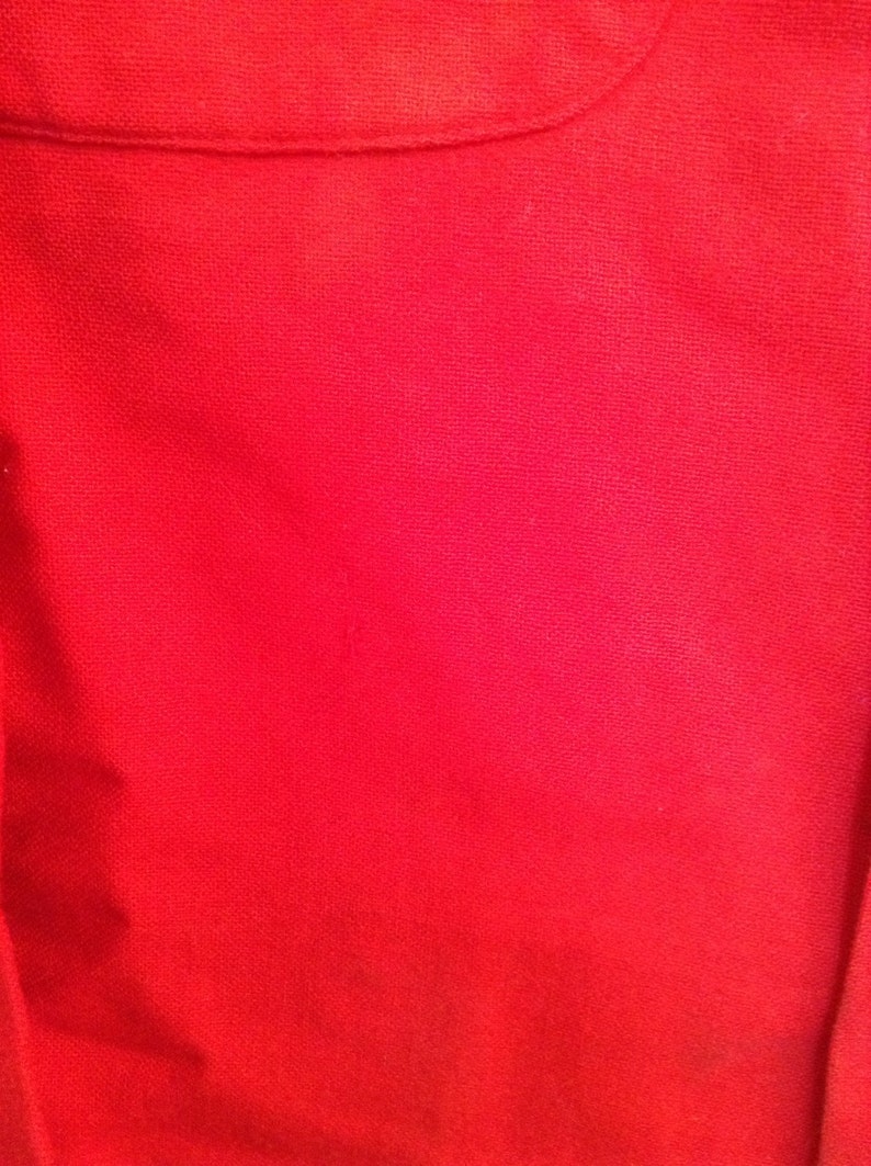 Vintage Pendleton woolen mills winter Christmas Red Workwear shirt Sz XL image 3