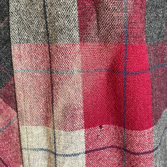 Fantastic Vintage 50’s wool Plaid 49er zip front … - image 9