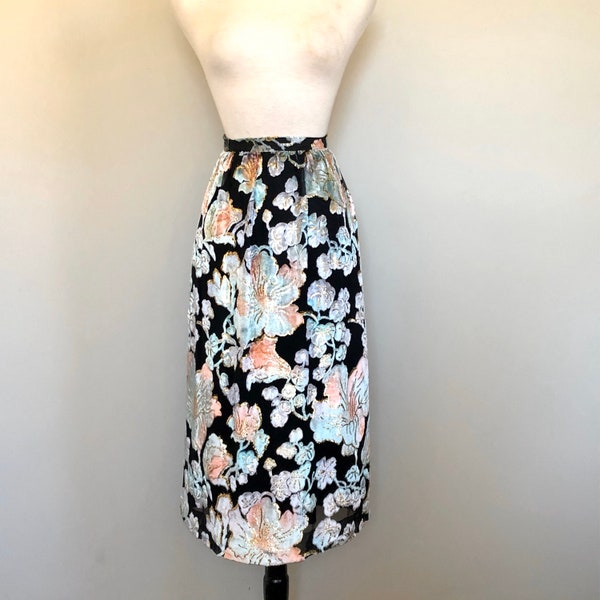 Silk Pencil Skirt - Etsy