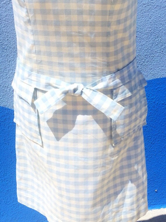 Vintage 60's Gingham GoGo girl Day Dress Sz 34"B - image 3