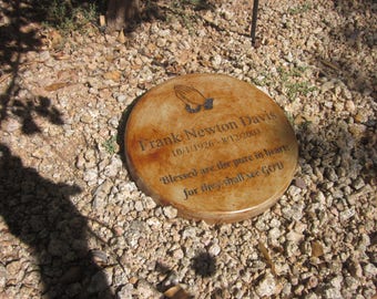 Memorial & Tribute Stone 11 inch Blessed are the pure in heart: for they shall see GOD