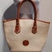 Vintage Dooney & Bourke Classic Shopping Tote Bag Purse, Made in USA, c. 1990