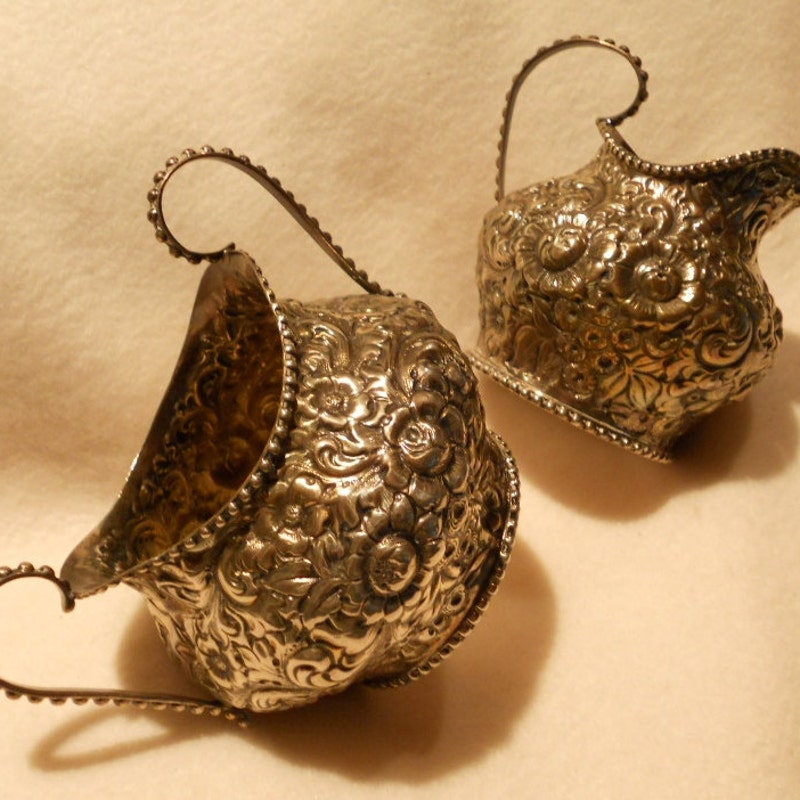 Silver Repousse Etsy