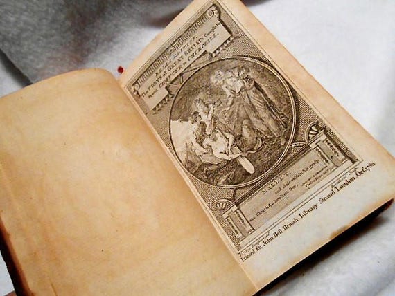 1780 Antique Poetry Book: Mallet & Armstrong, London British Library