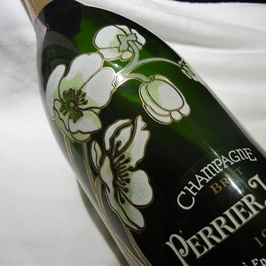Vintage Perrier Jouet Belle Epoque Factice, Champagne Bottle, Methusalem 6L, c. 1995 image 3