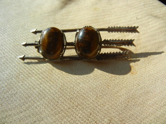 Vintage Navajo Arrow Brooch or Pin, c. 1930s - image 2