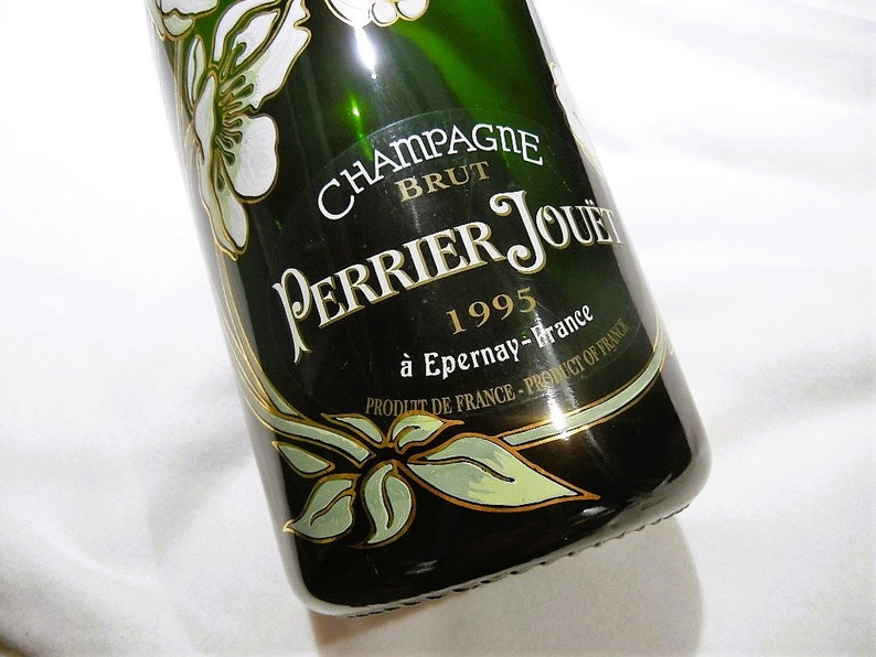 Vintage Perrier Jouet Belle Epoque Factice, Champagne Bottle, Methusalem 6L, c. 1995 image 2