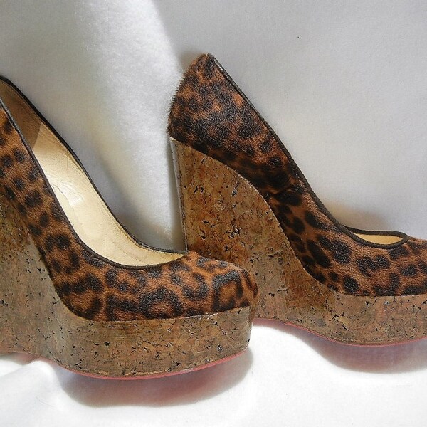 Cork High Heels Etsy