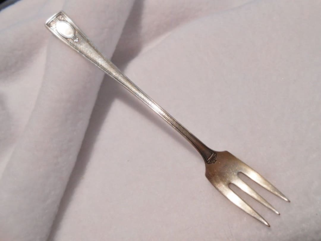 Carthage Pattern Antique Sterling Silver Cocktail Fork, Wallace Silversmiths - Carthage ...