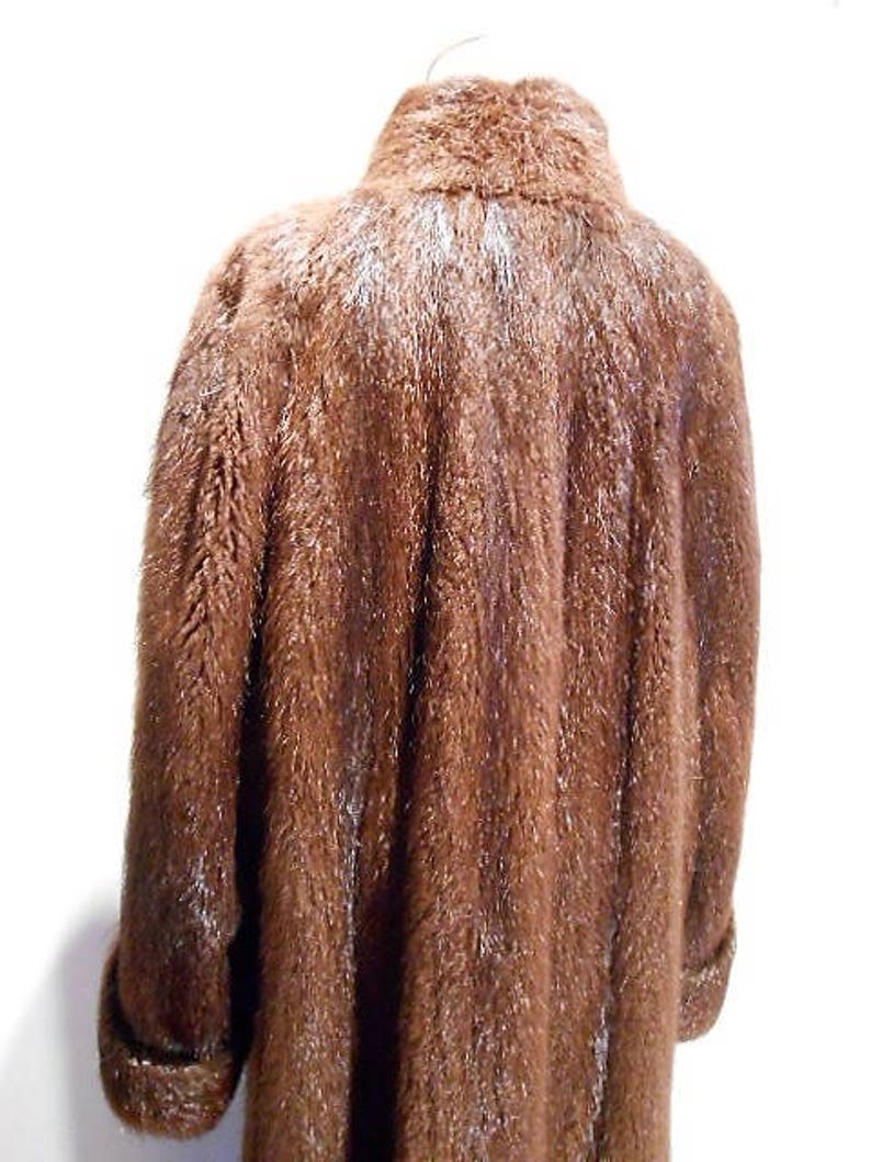 Vintage Beaver Fur Coat Full Length Superbly Smooth and Etsy