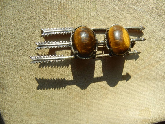 Vintage Navajo Arrow Brooch or Pin, c. 1930s - image 5