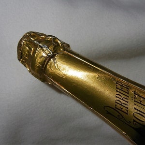 Vintage Perrier Jouet Belle Epoque Factice, Champagne Bottle, Methusalem 6L, c. 1995 image 4