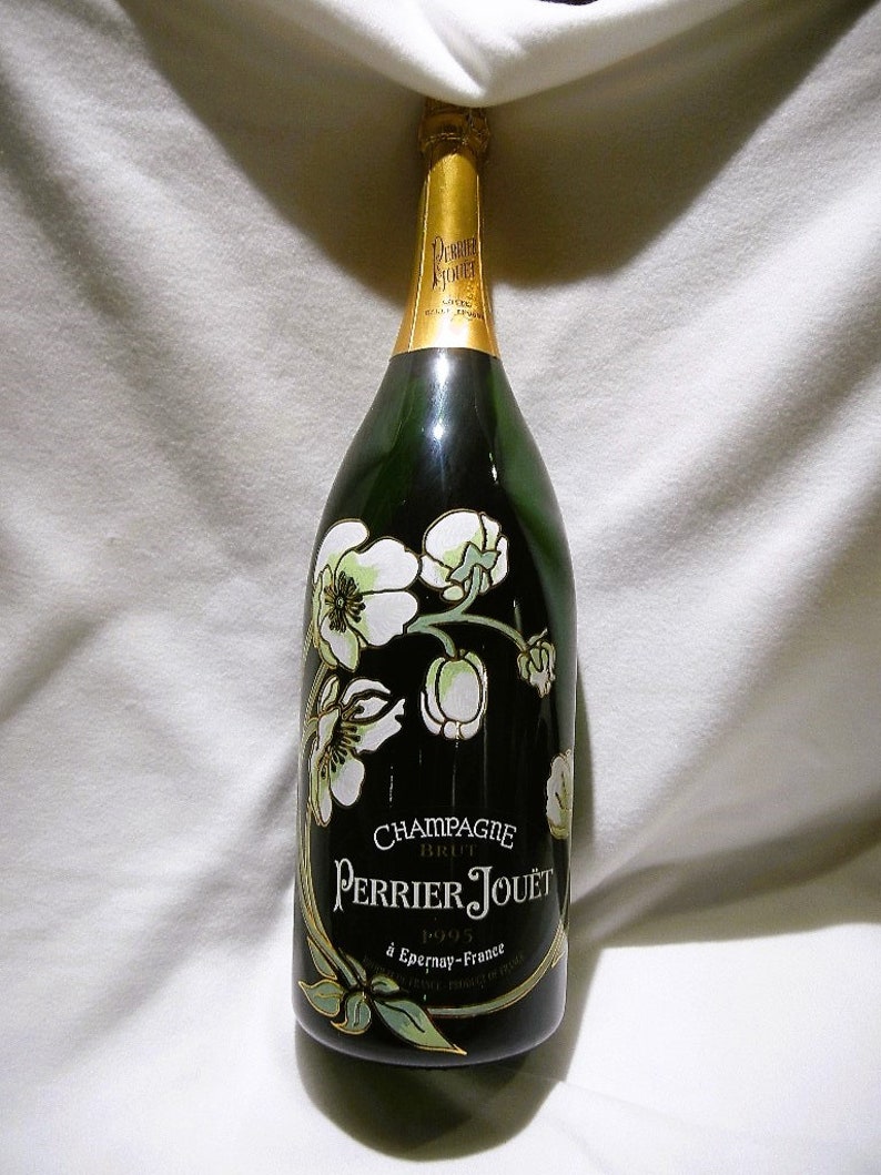 Vintage Perrier Jouet Belle Epoque Factice, Champagne Bottle, Methusalem 6L, c. 1995 image 10