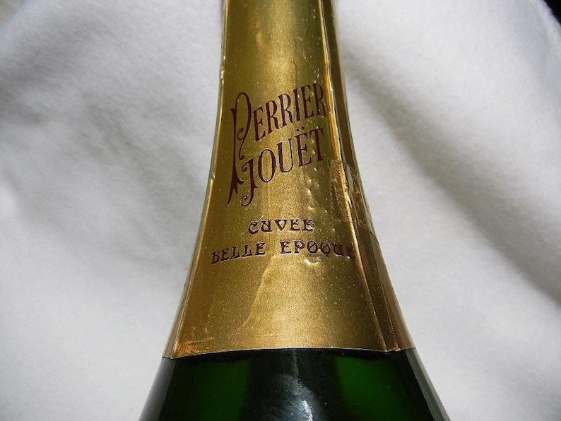 Vintage Perrier Jouet Belle Epoque Factice, Champagne Bottle, Methusalem 6L, c. 1995 image 6