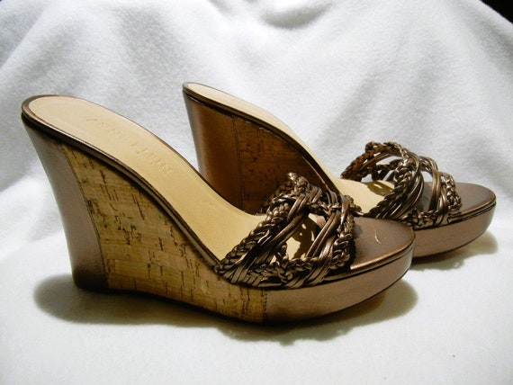 Anne klein gold sandals 2025