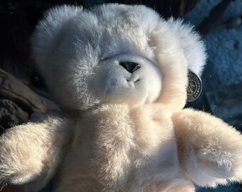 24K Polar Puff Special Effects 1985 Vintage Brad Teddy Bear Beige