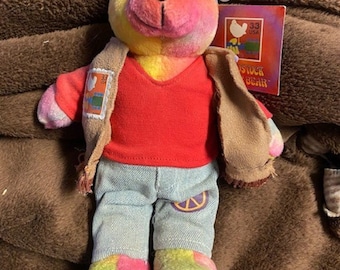 Woodstock stuffed US Postal Stamp Bear with Tags