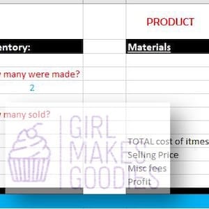 Excel Worksheet for Sales