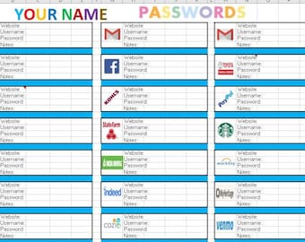 Excel Passwort-Tagebuch - Jetzt downloaden