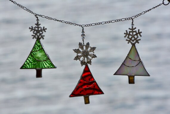 Christmas Ornament Hooks And Christmas Beads Garland Teal Christm Stained  Glass Hangers And Hooks Crystal Garland