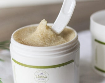 Whipped Lemon Sugar Scrub: Natural Face & Body Polish
