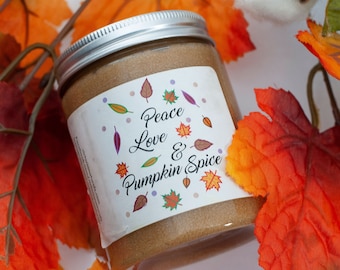 Pumpkin Spice Sugar Scrub: Fall Scented Face and Body Exfoliant