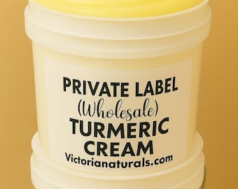 Custom Private Label Cosmetics, Bulk Turmeric Sugar Scrub, Wholesale Brightening Lotion, Toning Herbal Face Oil  (1 Gallon, Unscented)