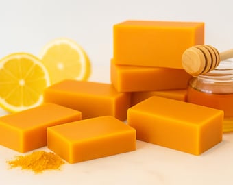 Turmeric Ginger Lemon Soap: Handmade Herbal Skincare with Shea Butter