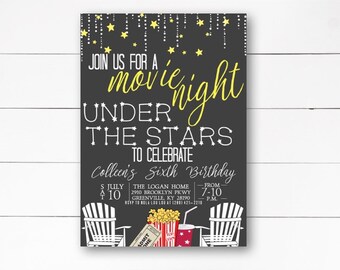 stars invitation etsy