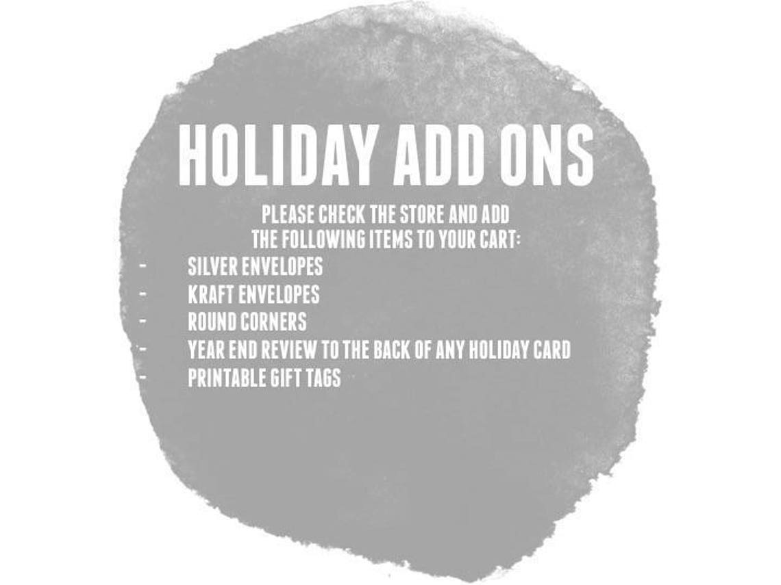 New Baby New House Christmas Card Birth and Moving Etsy