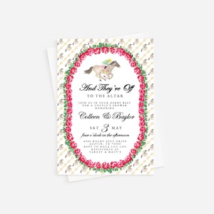 Kentucky Derby Party, Couples Shower Invitation, Kentucky Derby Invitation, Bridal Shower Invitation, Derby Theme Wedding Shower, Rehearsal
