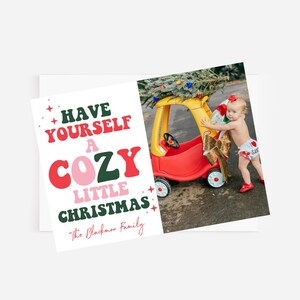 Corjl kerstkaart, leuke familievakantiekaart, familiefoto kerstkaart, kerstkaart, gezellige kleine kerstkaart, INSTANT DOWNLOAD