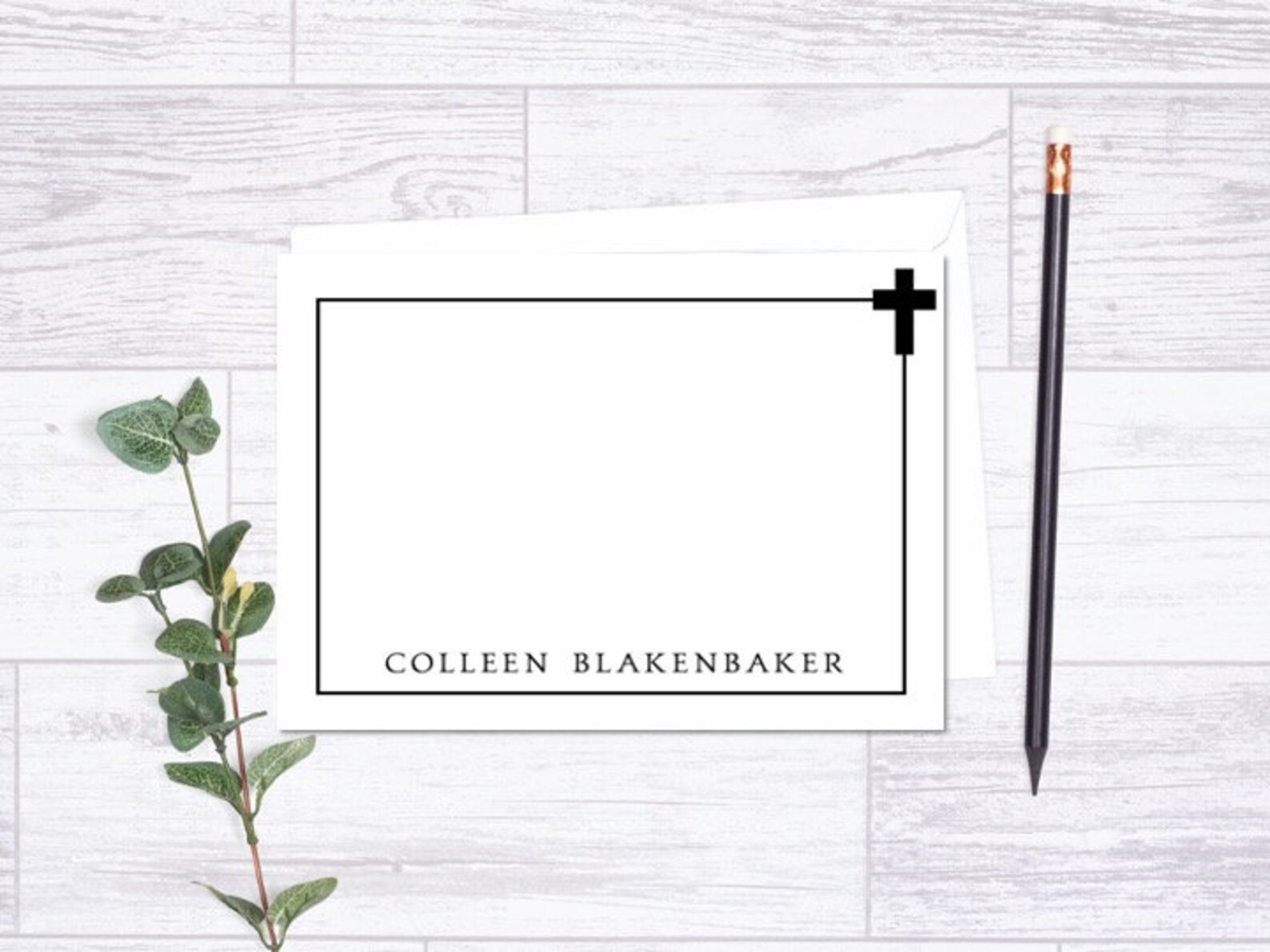 Religious Personalized Stationery Note Cards Flat Cards With Etsy