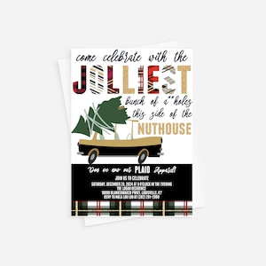 Corjl Holiday Cocktail Party, Adult Holiday Party, Holiday Party Invitation, Ugly Christmas Sweater Party Invitation, Christmas Movie Party