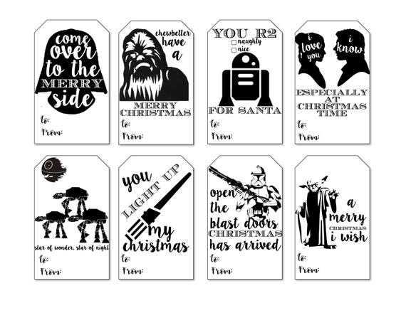 star wars gift tags