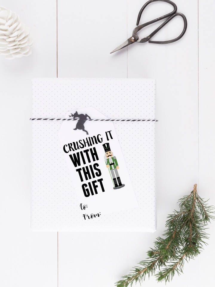 Nutcracker Christmas Gift Tags Printable Christmas Gift Tags - Etsy