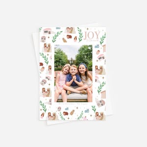 Religious Christmas Card, Printed Envelope, Christmas Photo Card, Family Holiday Card with Photo, Religious Photo Card, Happy Birthday Jesus