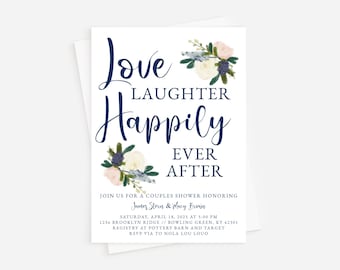 Floral Rehearsal Dinner Invitation: Spring Wedding Shower (INSTANT DOWNLOAD)