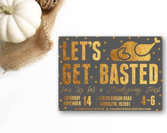 Friendsgiving Invitation, Thanksgiving Invitation, Friendsgiving, Thanksgiving Party Invitation, Thanksgiving Dinner