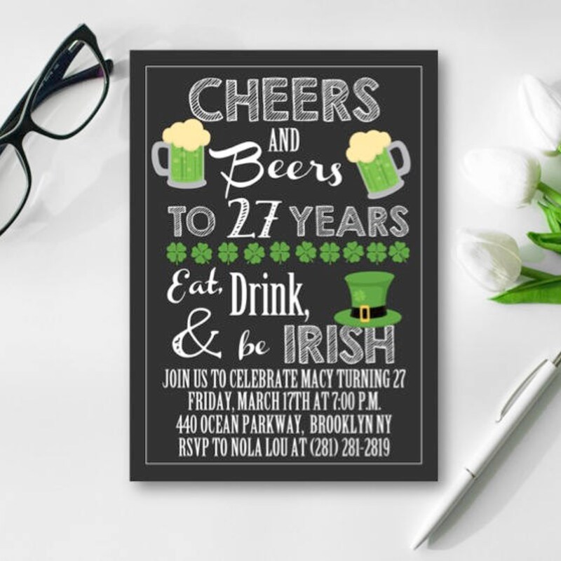 Irish Invitation - Etsy