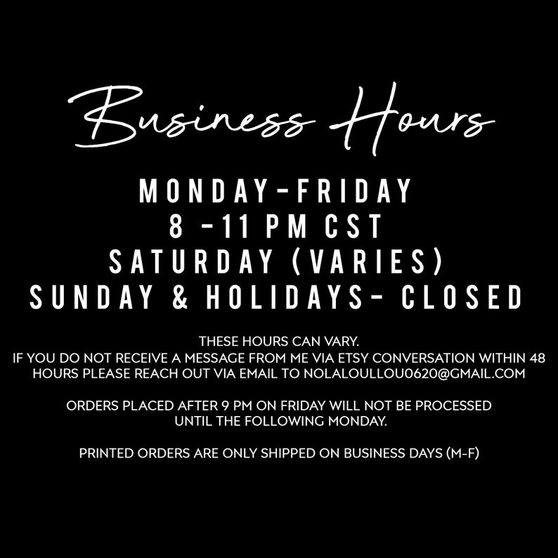 a poster advertising a business hours event