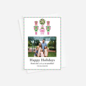 Nussknacker, Corjl Erbstück Feiertagskarte Weihnachtskarte, Familienfotokarte, Von einem Nuthouse Weihnachtsfotokarte, Feiertagskarten mit Foto