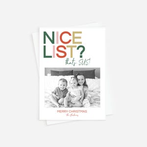 Corjl Christmas Card, Teen Slang, That's Sus Christmas Photo Card, Karta świąteczna, Zabawne rodzinne święta, Karta ze zdjęciem Świętego Mikołaja, NATYCHMIASTOWE POBIERANIE,