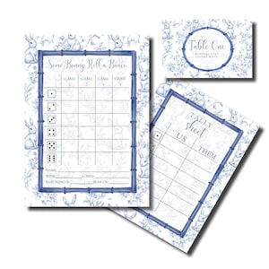 Easter Bunco, Spring Bunco, Printable Bunco Game, Bunco Score Sheets, Bunco Printable, Score Cards, Tally Sheets, Table Numbers, Game Night