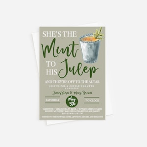 Kentucky Derby Party, Couples Shower Invitation, Kentucky Derby Invitation, May Bridal Shower Invitation, Derby Theme Wedding Shower, Spring