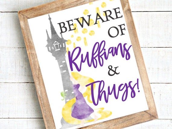 Downloadable Tangled Rapunzel Sign Rapunzel Birthday Sign Etsy