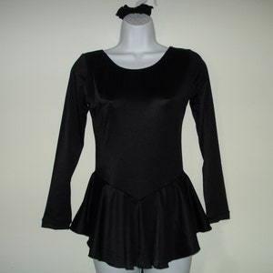 Figure Skating Test Dress W/attached Brief Womens Girls Long Sleeve ...