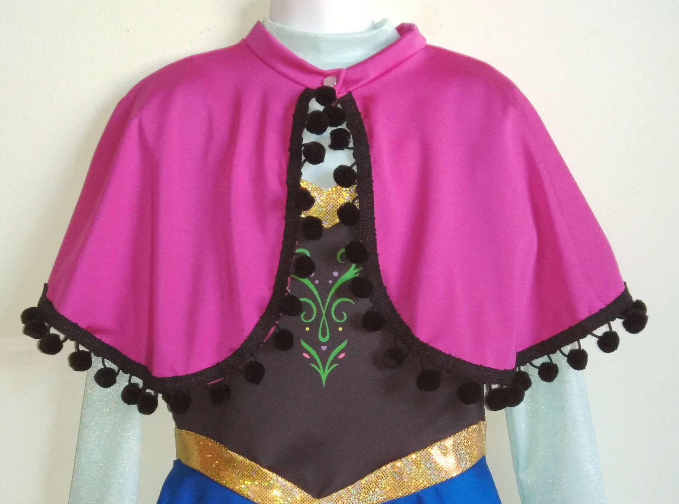 ALL SIZES Princess Anna Inspired Cloak Cape Pink Infant - Etsy UK