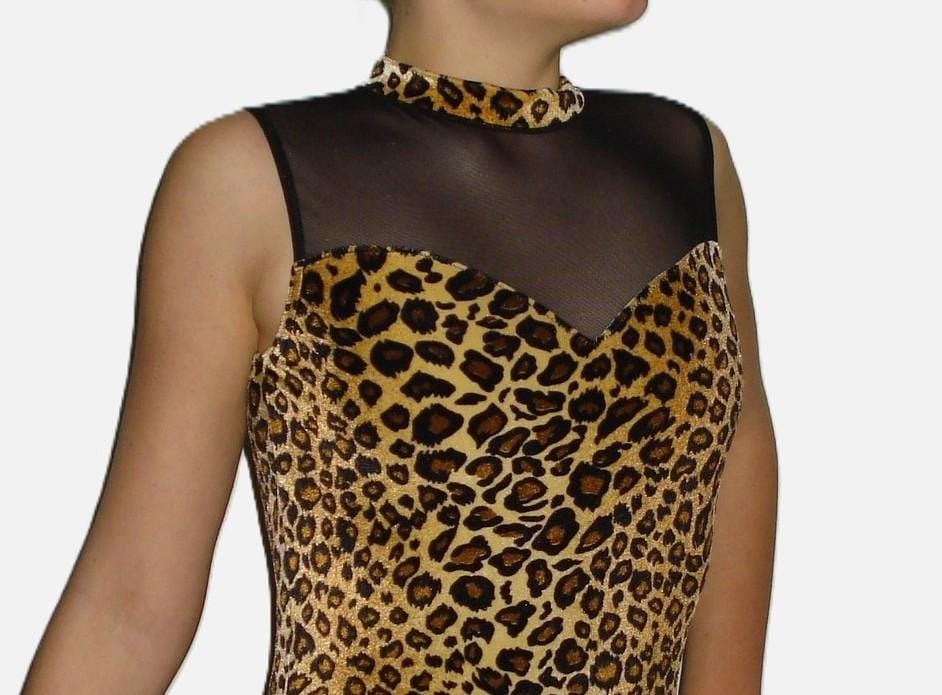 girls cheetah skater dress Girls Leopard Everyday Dress