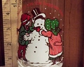 Coca Cola Holly Hobbie and Robby Christmas glass - 1978